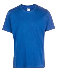 T-shirt girocollo blu di Mazzarelli