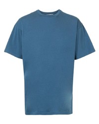 T-shirt girocollo blu di Moschino