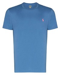 T-shirt girocollo blu di Polo Ralph Lauren