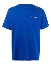 T-shirt girocollo blu di Sporty & Rich