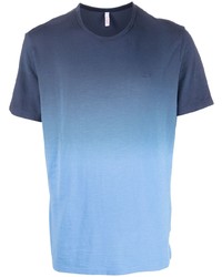 T-shirt girocollo blu di Sun 68