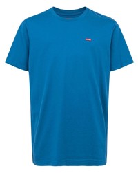 T-shirt girocollo blu di Supreme