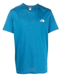 T-shirt girocollo blu di The North Face