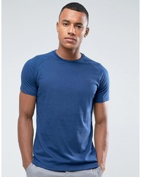 T-shirt girocollo blu di Threadbare