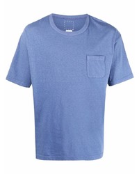 T-shirt girocollo blu di VISVIM