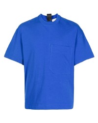 T-shirt girocollo blu di Zilver