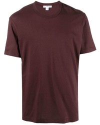 T-shirt girocollo bordeaux di James Perse