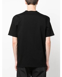 T-shirt girocollo con borchie nera di DSQUARED2