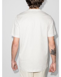 T-shirt girocollo con motivo a zigzag bianca di Missoni