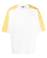 T-shirt girocollo con stampa cachemire bianca di Jacquemus
