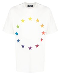T-shirt girocollo con stelle bianca di Études