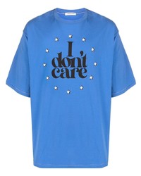 T-shirt girocollo con stelle blu di Undercover