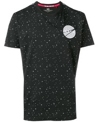 T-shirt girocollo con stelle nera e bianca di Alpha Industries