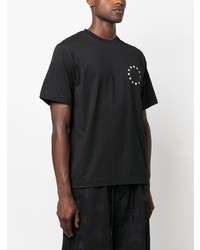 T-shirt girocollo con stelle nera di Études