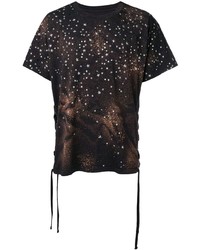 T-shirt girocollo con stelle nera di Faith Connexion