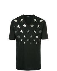 T-shirt girocollo con stelle nera di GUILD PRIME