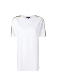 T-shirt girocollo decorata bianca di Amen