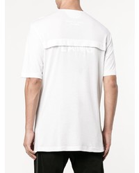 T-shirt girocollo decorata bianca di Helmut Lang