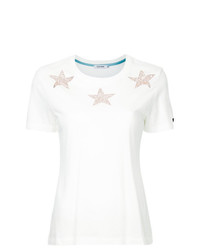 T-shirt girocollo decorata bianca di GUILD PRIME