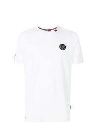 T-shirt girocollo decorata bianca di Plein Sport