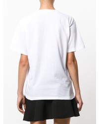T-shirt girocollo decorata bianca di P.A.R.O.S.H.