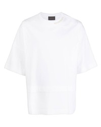 T-shirt girocollo decorata bianca di Simone Rocha