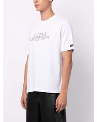T-shirt girocollo decorata bianca di Izzue