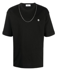 T-shirt girocollo decorata nera di Ambush