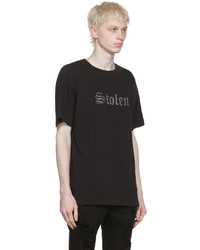 T-shirt girocollo decorata nera di Stolen Girlfriends Club