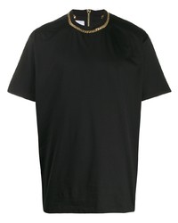 T-shirt girocollo decorata nera di Burberry