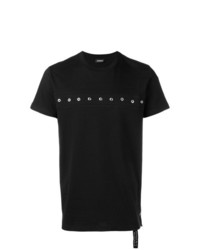 T-shirt girocollo decorata nera di Diesel