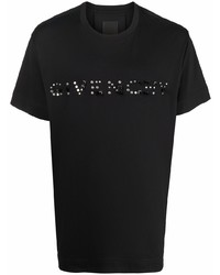 T-shirt girocollo decorata nera di Givenchy