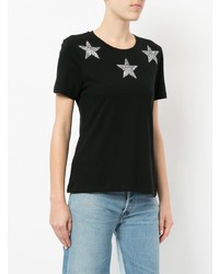 T-shirt girocollo decorata nera di GUILD PRIME