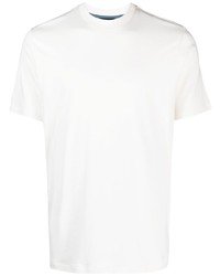 T-shirt girocollo di seta bianca di Dunhill