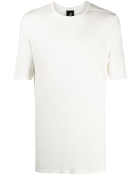 T-shirt girocollo di seta bianca di Thom Krom