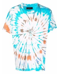 T-shirt girocollo effetto tie-dye acqua di Amiri
