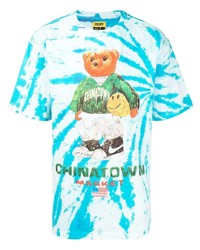 T-shirt girocollo effetto tie-dye acqua di Chinatown Market