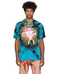 T-shirt girocollo effetto tie-dye acqua di Come Back as a Flower