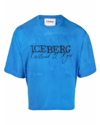 T-shirt girocollo effetto tie-dye acqua di Iceberg