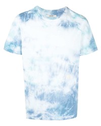 T-shirt girocollo effetto tie-dye azzurra di Zadig & Voltaire