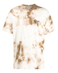 T-shirt girocollo effetto tie-dye beige di Carhartt WIP