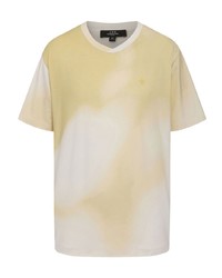T-shirt girocollo effetto tie-dye bianca di Shanghai Tang