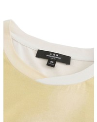 T-shirt girocollo effetto tie-dye bianca di Shanghai Tang