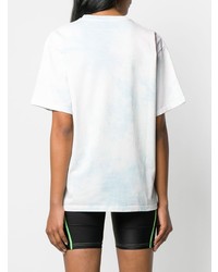 T-shirt girocollo effetto tie-dye bianca di ARIES