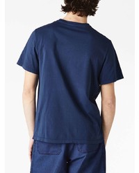 T-shirt girocollo effetto tie-dye blu scuro di A.P.C.