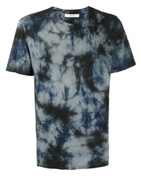 T-shirt girocollo effetto tie-dye blu scuro di Zadig & Voltaire