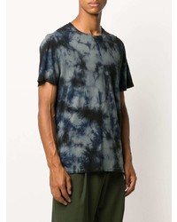 T-shirt girocollo effetto tie-dye blu scuro di Zadig & Voltaire