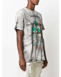 T-shirt girocollo effetto tie-dye grigia di HONOR THE GIFT