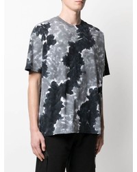 T-shirt girocollo effetto tie-dye grigia di Nike