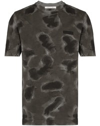 T-shirt girocollo effetto tie-dye grigio scuro di 1017 Alyx 9Sm